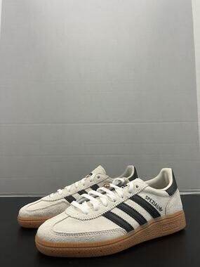 Adidas Handball Spezial Aluminium Black Gum IF6562 Size 8.5 Women Tan Suede